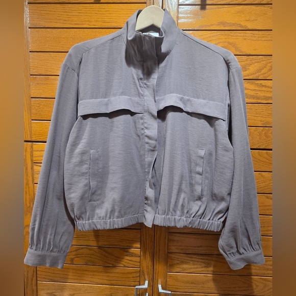 Nine West Women's Utility Jacket in Gray - Picture 1 of 4